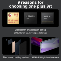 OnePlus 9RT 5G Smartphone globalny Rom Snapdagon 888 6.62 3